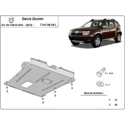 Stalowa osłona silnika Dacia Duster I (2010-2017)